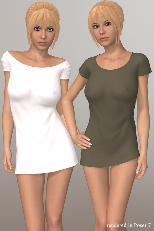 Simple T-Shirt II [for V4] by 3D-Age