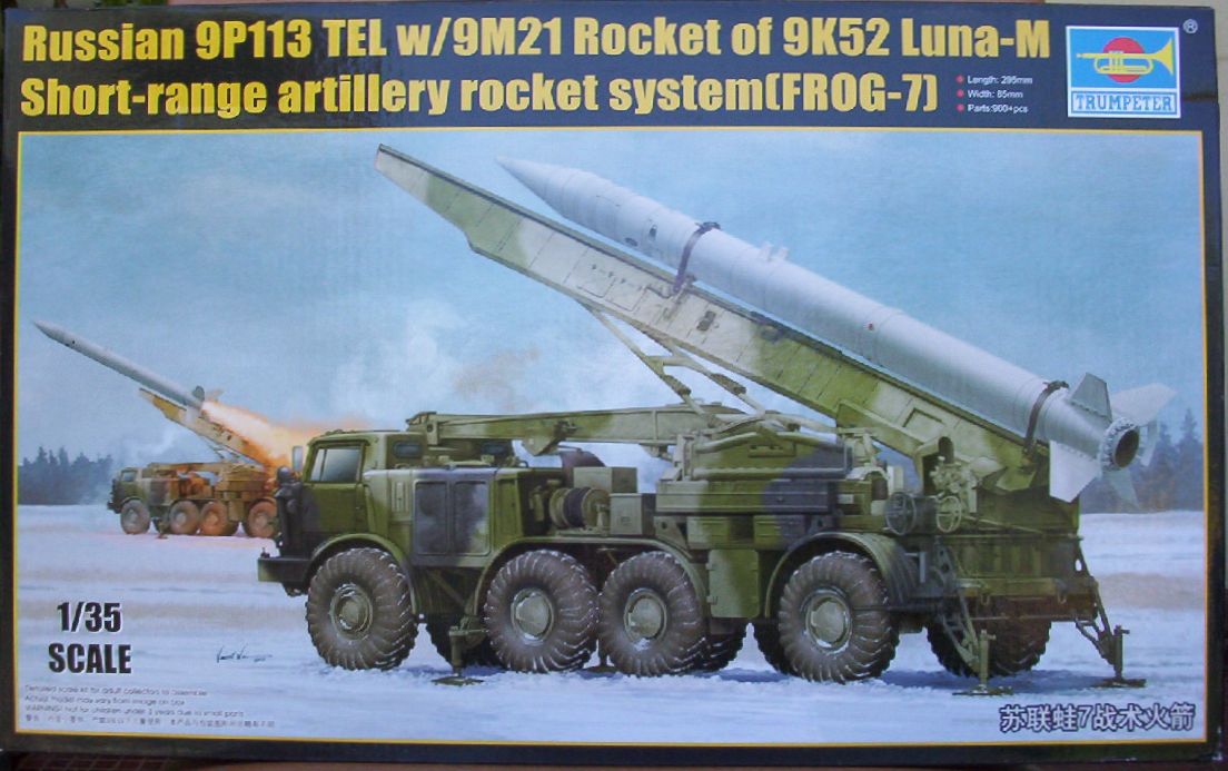 Trumpeter 35 9P113 TEL w 9M21 Rocket of 9K52 Lun