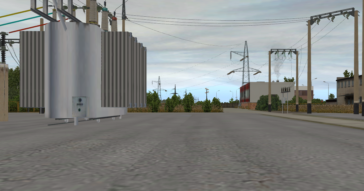 stacja rozdzielcza 110 kV w Trainz (LEP Pack   Belezino) - 2