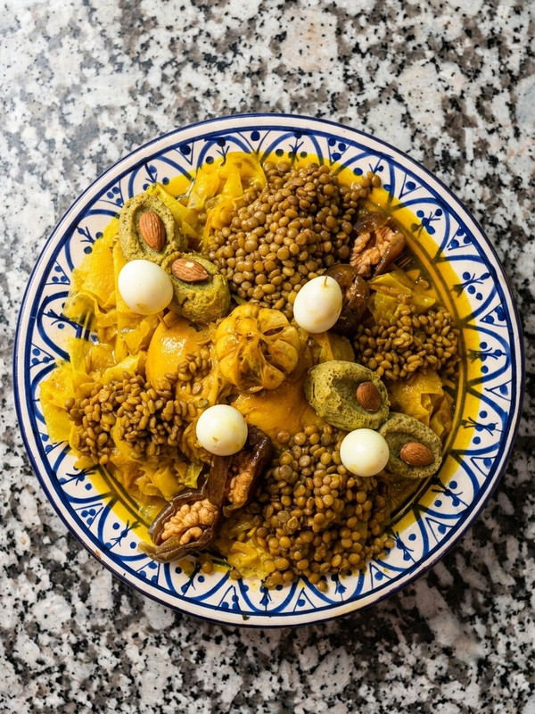 Assiette servie à Dar El Mannouti, Berkane