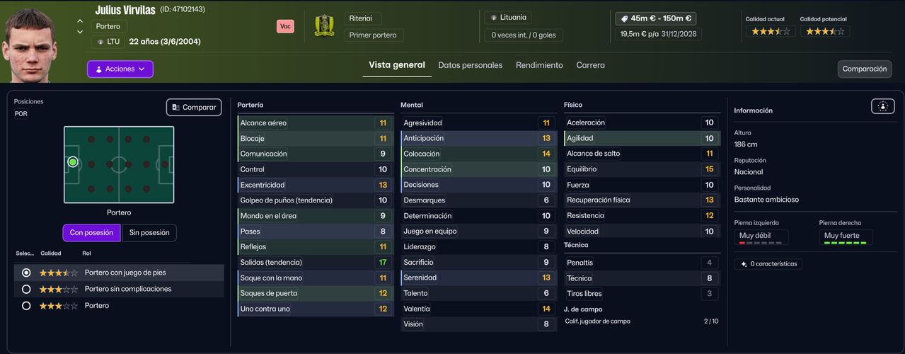 Julius Virvilas POR 2027