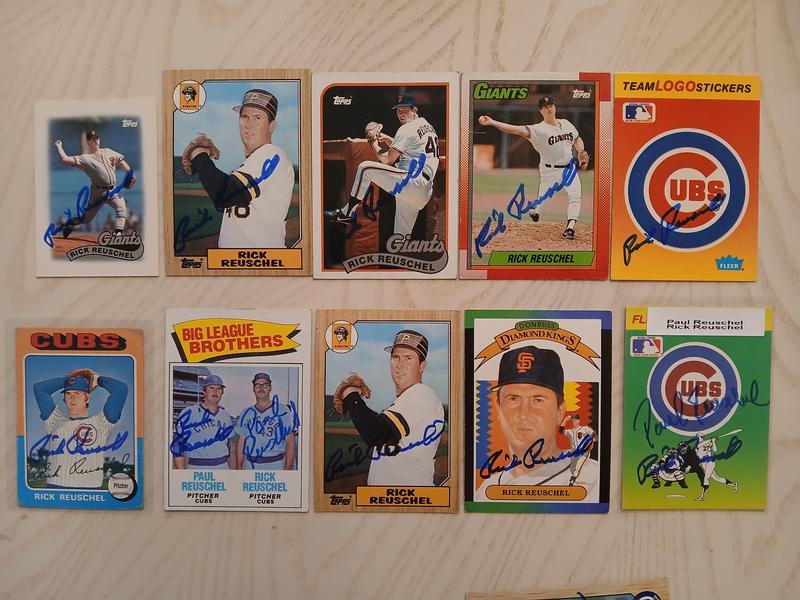 MLB Rick Reuschel 1st & 2nd Returns