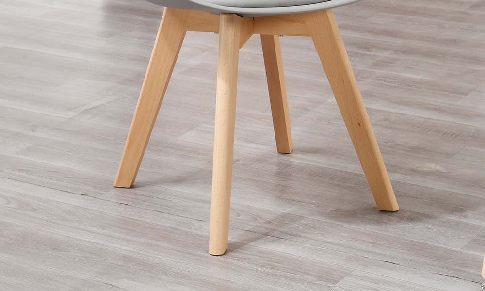 Pieds en bois massif naturel