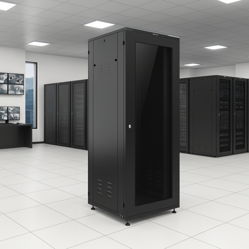 Rack de Piso Intelbras RPD 3667 desmontado para transporte