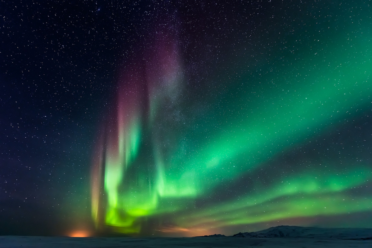 Aurora boreal es captada en tormenta solar por la Estación Espacial Internacional