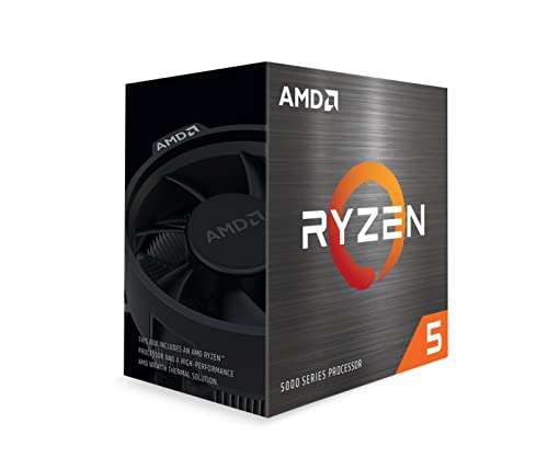 Amazon AMD Procesador Ryzen 5 4500 - 6 Núcleos - Socket-AM4-3.60GHz - Caché L3 Total 8MB (100-100000644BOX) 