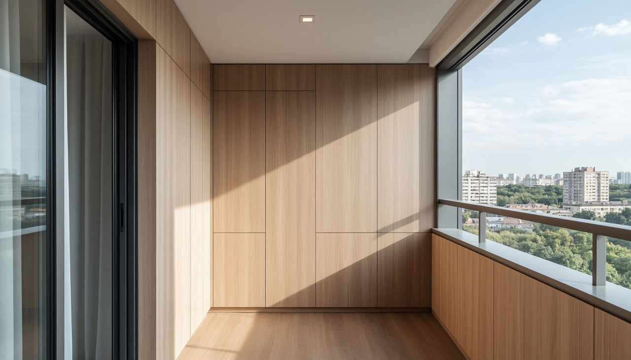 Обшивка лоджий и балконов сайдингом