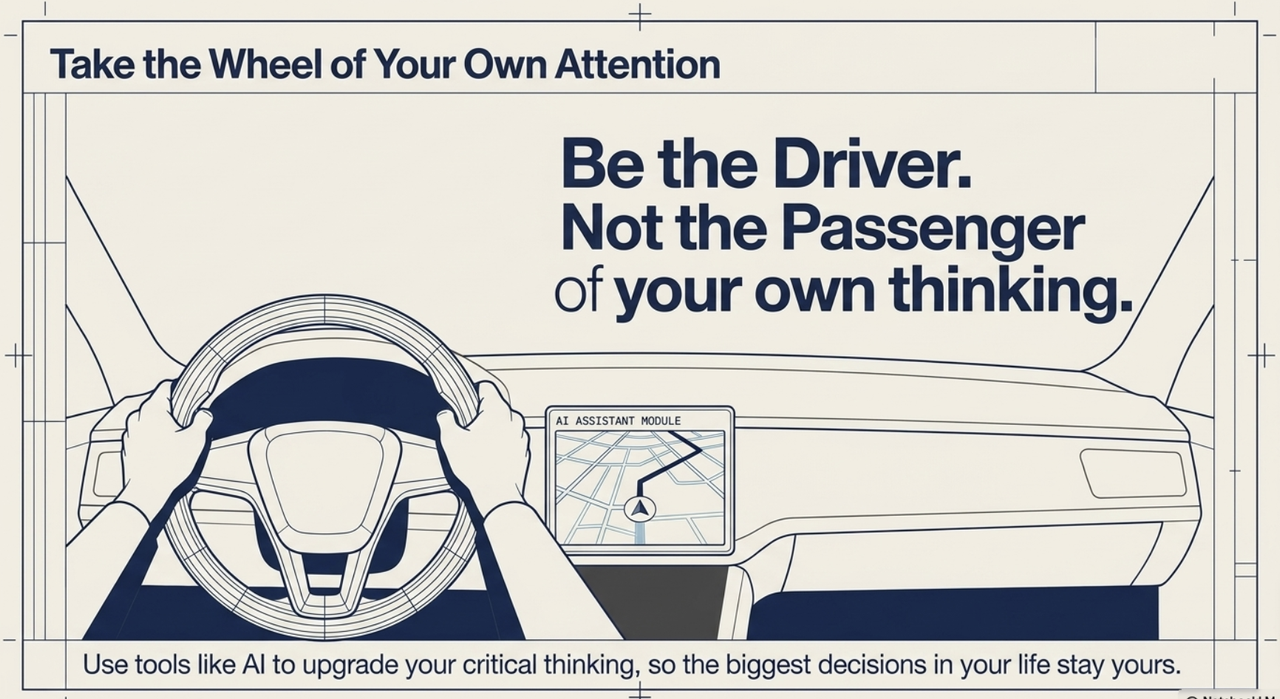 Be the driver illustration
