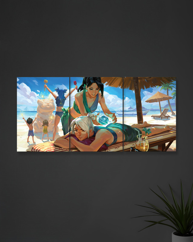 Lunar New Year #6 | Valorant | Games | 3 Piece Split Posters