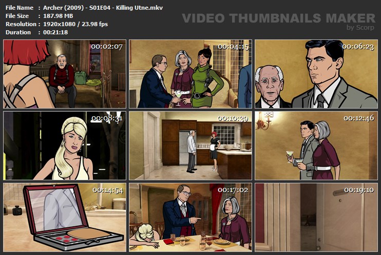 Archer (2009) - S01E04 - Killing Utne.mkv