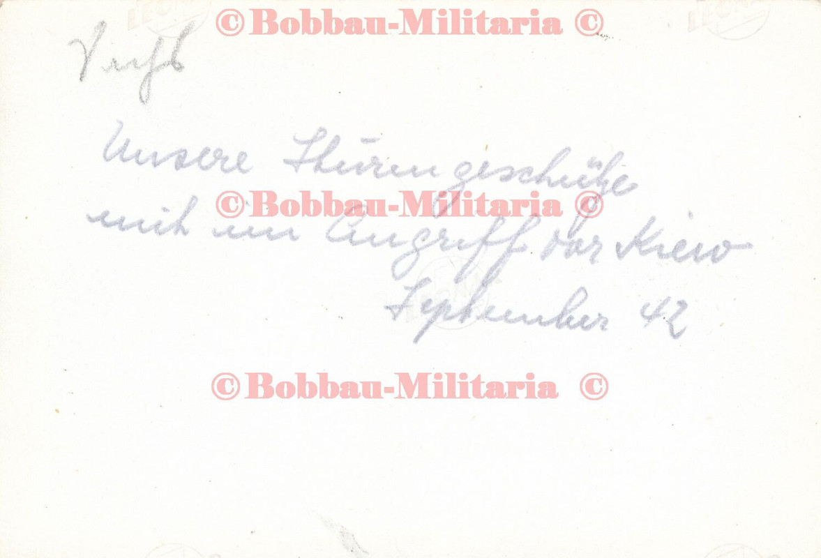 W457 Foto Russland 1942 STuG Sturmgeschütze nach Angriff vor KIEW SFL Panzer (1)