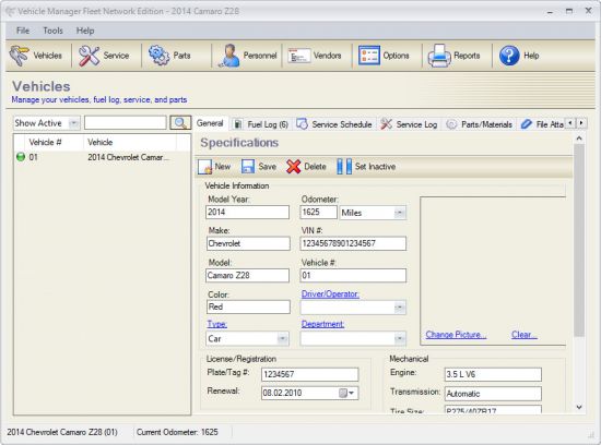 Vehicle Manager 2024 Fleet Network Edition 4.0.1006