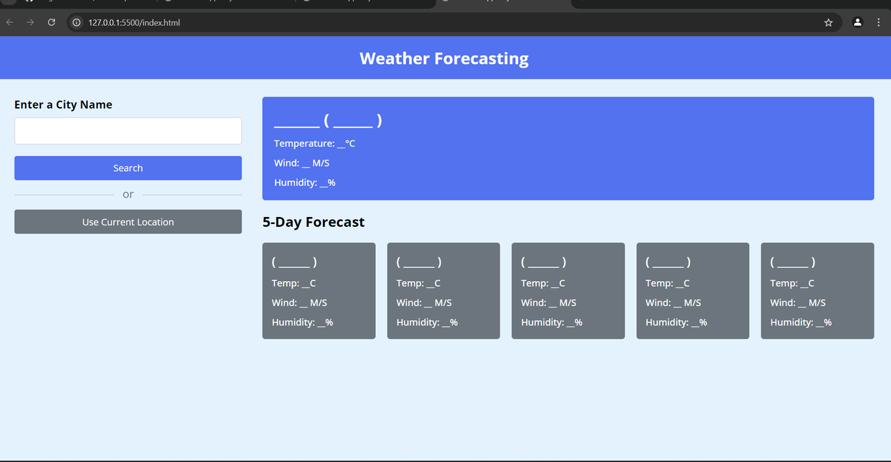 weather app