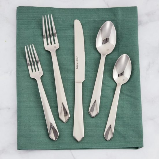 Elevate Your Dining Experience: Cuisinart Elite Jolie 20-Piece Flatware Set for Just .90 Elevate Your Dining Experience: Cuisinart Elite Jolie 20-Piece Flatware Set for Just .90