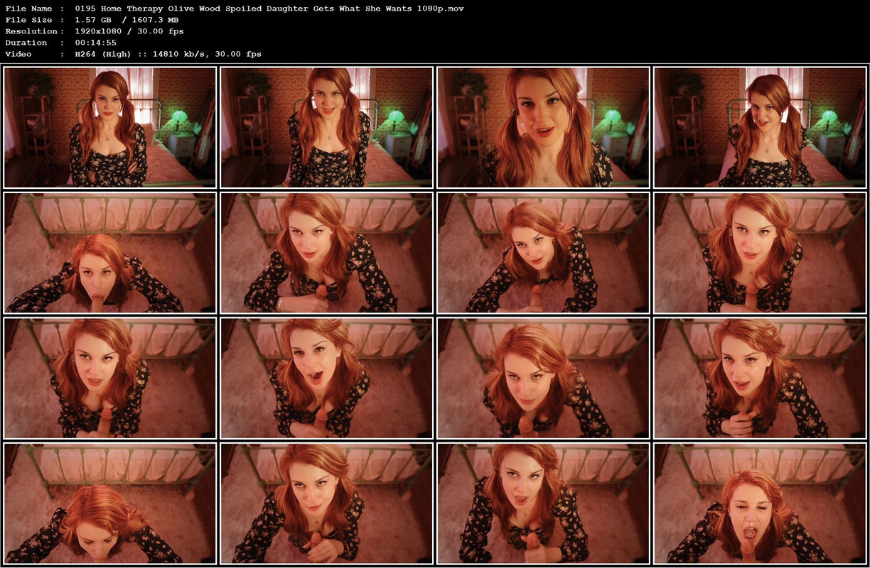 0195 Home Therapy Olive Wood Spoiled Daughter Gets What She Wants 1080p.mov