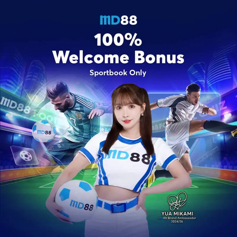 SPORTS 100% WELCOME BONUS##Selamat Datang dan dukunglah tim kesayanganmu bersama MD88.