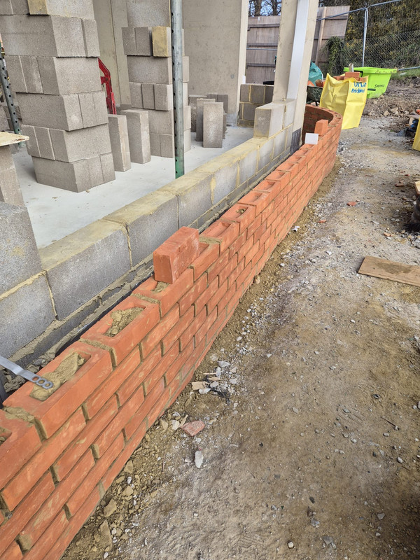 Residential brick house renovation