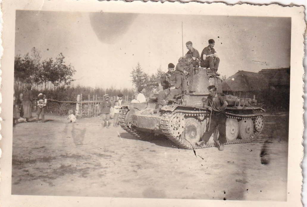 Foto Russland Deutscher Panzer 2 WK