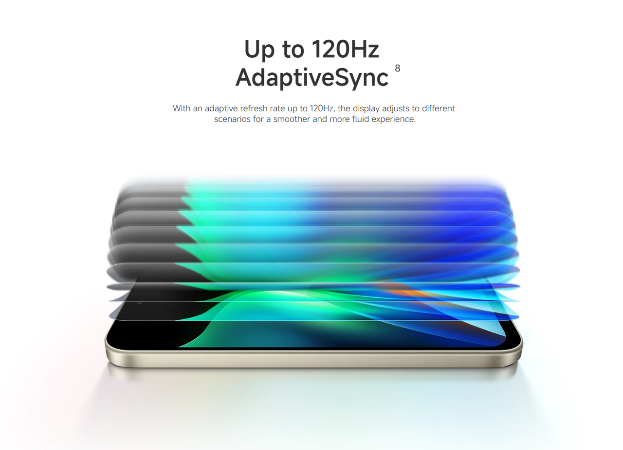 Smooth 120Hz Refresh Rate
