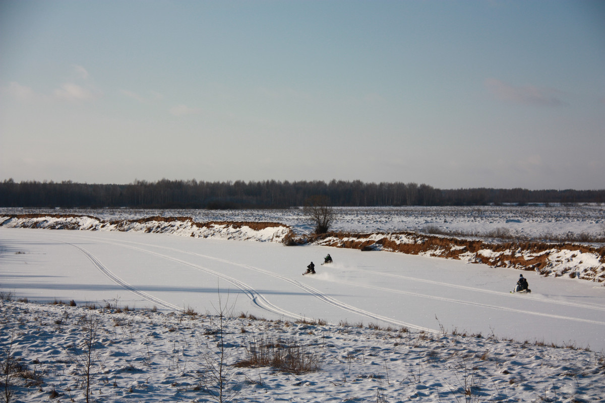 река - зима (снегоходы) (2)