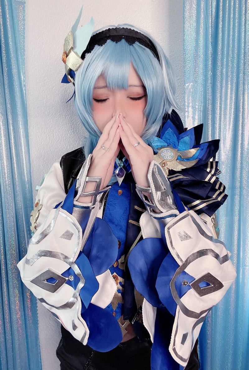 Hana Bunny 优菈 Cosplay写真｜原神 Eula 高清角色图片合集[13P-50.6M]插图5