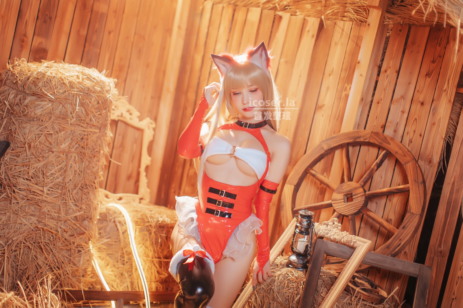 一千只猫薄禾写真 – 圣诞狼女 Cosplay 写真合集 含视频（40P+1V / 726.6MB）插图5