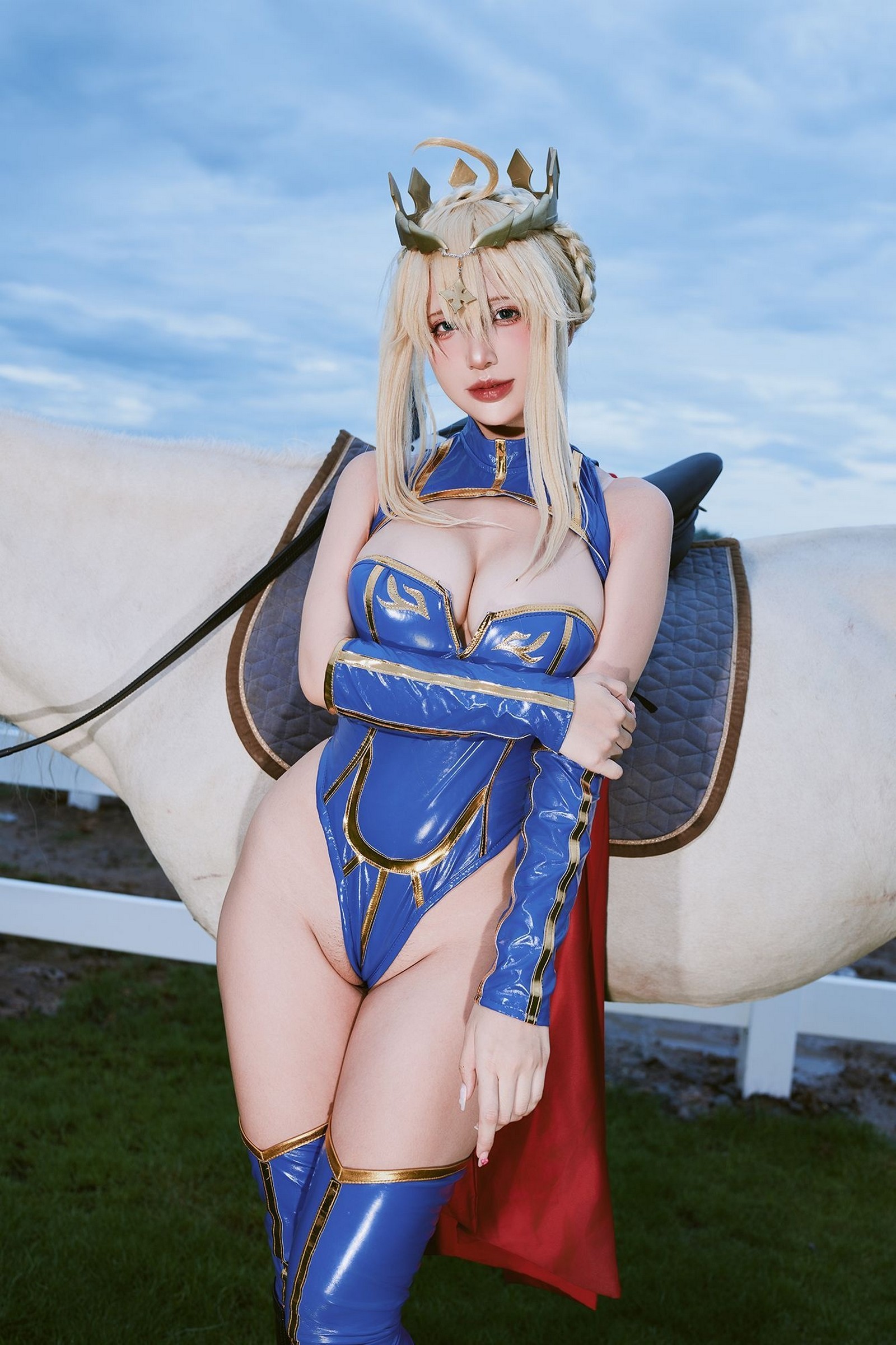 Puy Puy – Artoria Lancer Fate/Grand Order Cosplay 写真+视频（180P+22V-496MB）插图
