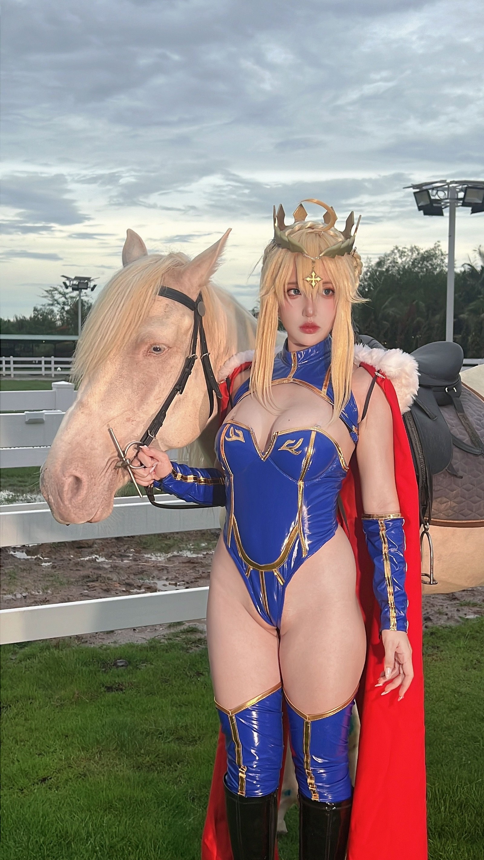 Puy Puy – Artoria Lancer Fate/Grand Order Cosplay 写真+视频（180P+22V-496MB）插图4