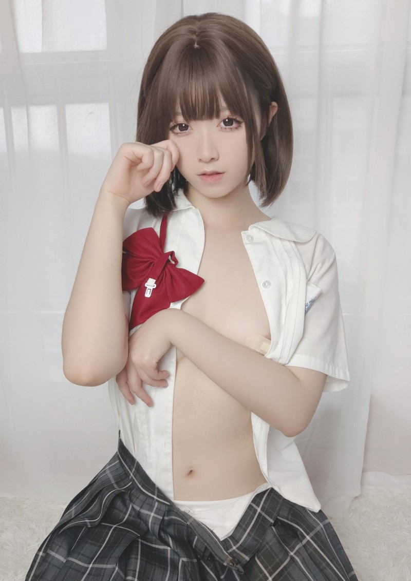 Asagiriai（愛ちゃん）制服自拍写真图集 校园制服主题 21P (95MB)插图4