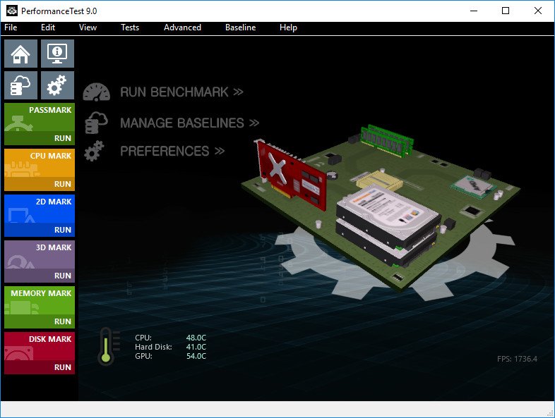 PassMark PerformanceTest 10.1 Build 1006