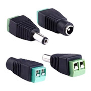 56-BORNERA SAT CCTV PLUG MACHO HEMBRA 2 PARES