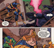 Optic Blasts Batman in crossover