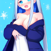 00028-1589646710-1girl,_full_body,__12yo_little_girl,_small_breast,_Ice_background,_bare_shoulders,_