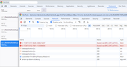 Chrome dev tools network request details for Clockwork requests