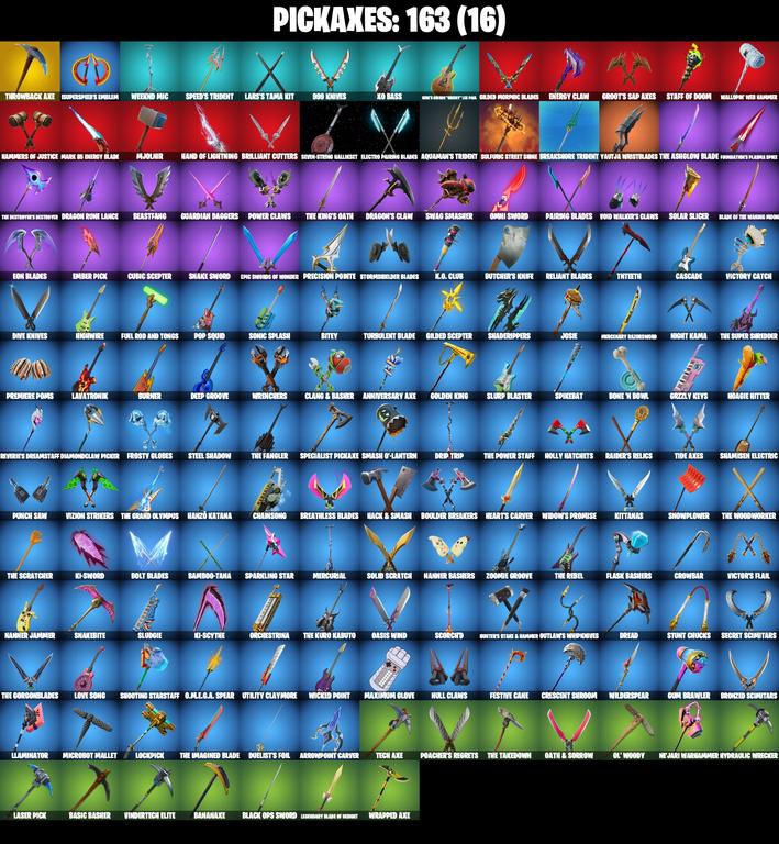pickaxes comp