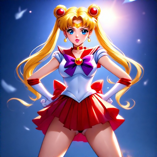 Sailor-Moons-in-very-short-ski-13