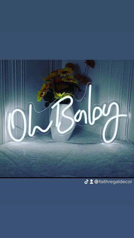 Oh Baby Neon Sign
