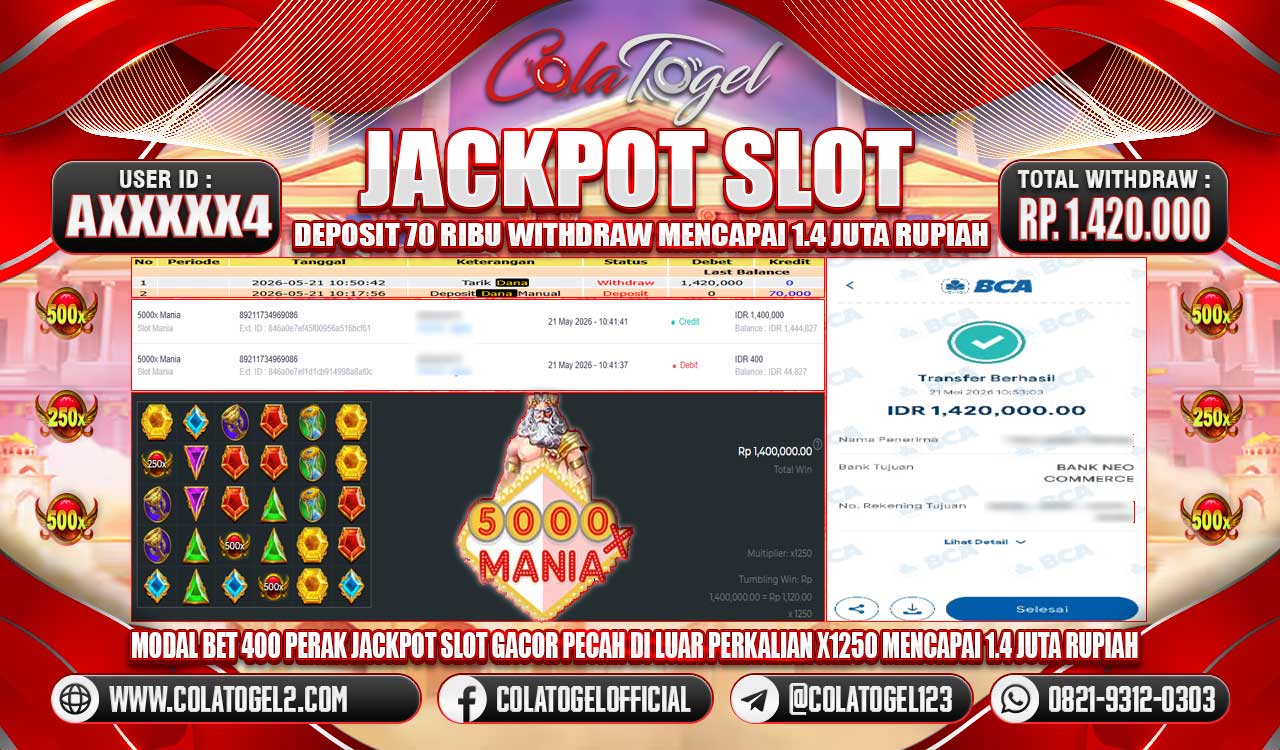 JACKPOT SLOT GACOR!!
