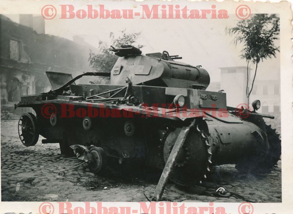 Polen Panzerkampfwagen I ausgebrannt Häuserkampf combat Panzer tank polish