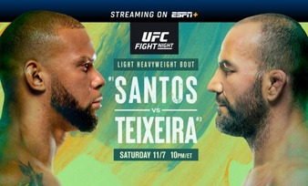  UFC Fight Night 182 Santos vs Teixeira 