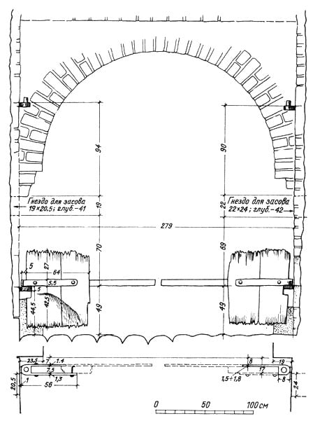 Малые боковые ворота Ивановской башни.