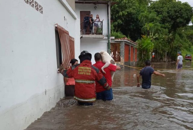 Lluvias causan inundaciones en Venezuela
