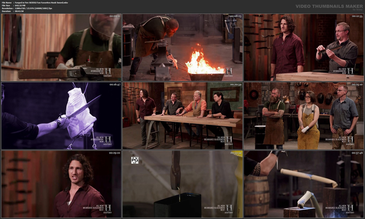 Forged in Fire S03E02 Fan Favorites Hook Sword.mkv