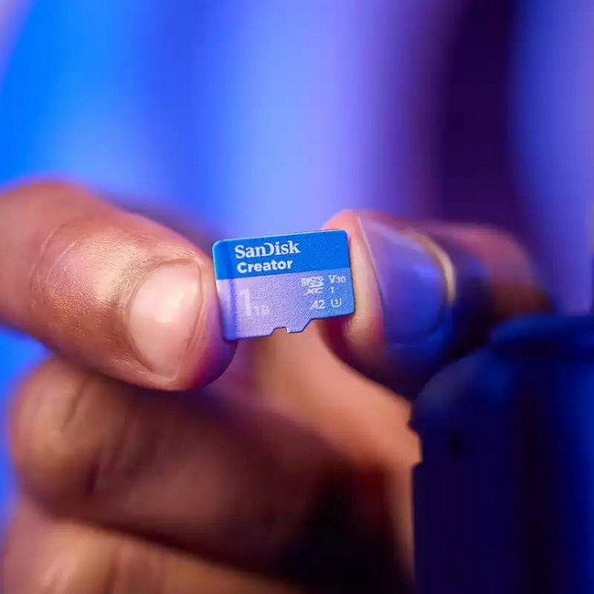 San Disk Creator micro SD Card 190 90MBs C10 UHS I U3 V30 5