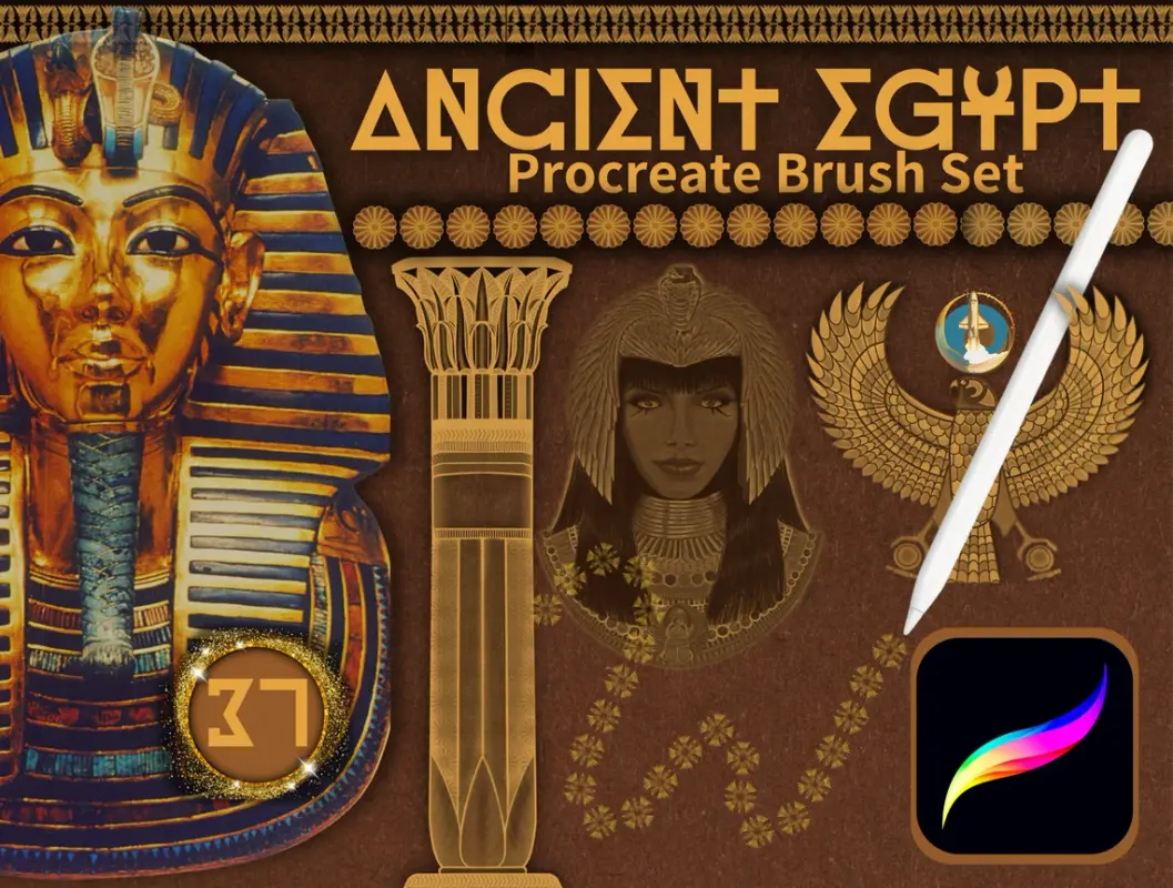 Egyptian Procreate Brush Set