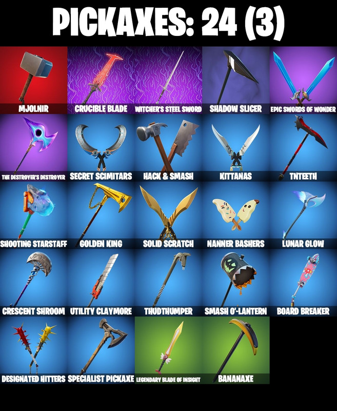pickaxes comp