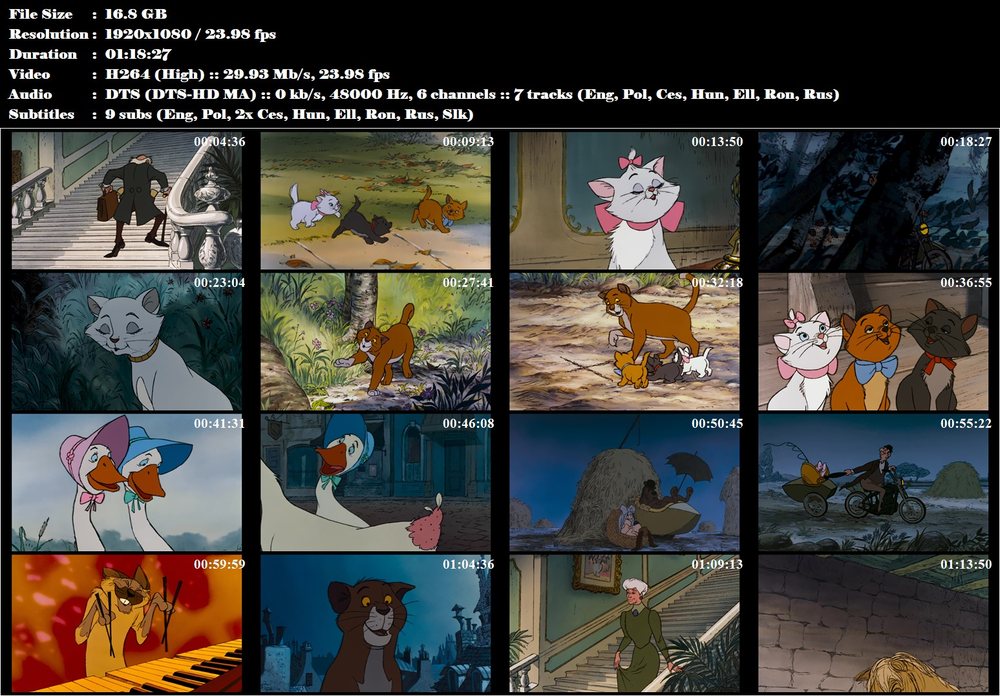 Re: Aristokočky  / Aristocats, The (1970)