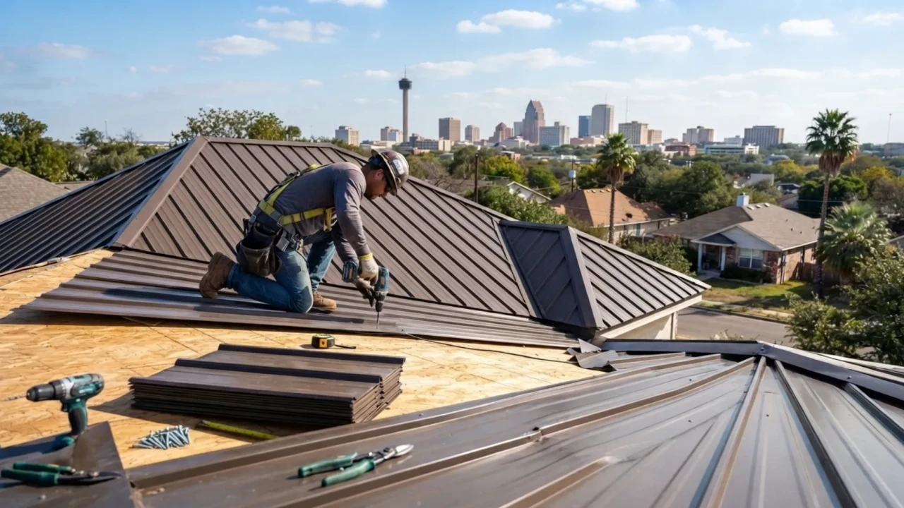 Metal roofing cost estimate breakdown San Antonio TX