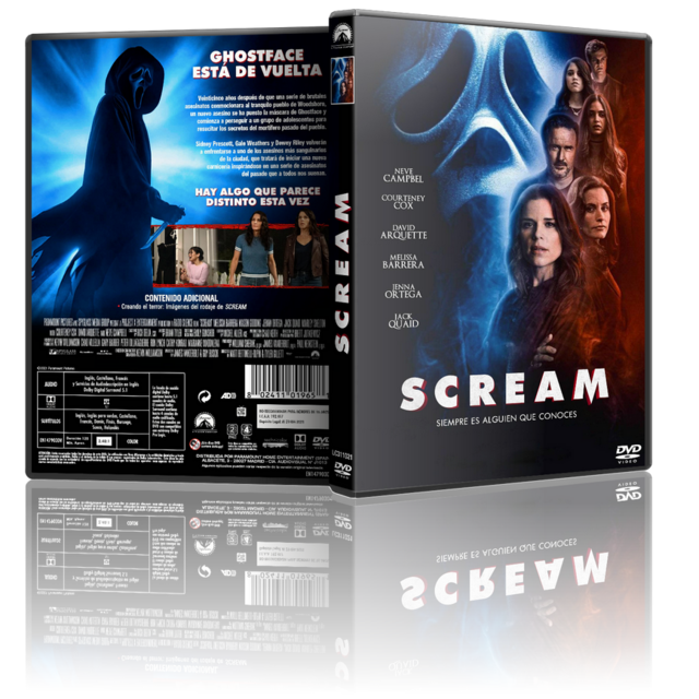 Portada - Scream [2022] [Dvd9Full] [Pal] [Cast/Ing/Ale] [Sub:Varios] [Terror]