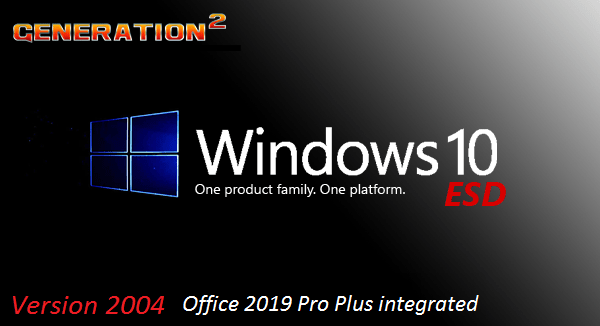 Windows 10 Version 2004 Build 19041.572 Pro incl Office 2019 Pro Plus en-US October 2020
